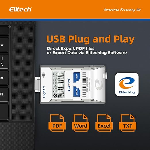 Elitech USB Temperature Data Logger Reusable Temperature Recorder Refrigerator - Image 6