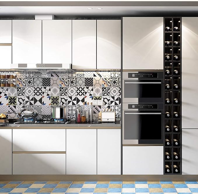 FunStick 24"x394" Wide Off White Peel and Stick Wallpaper Removable Contact - Image 3