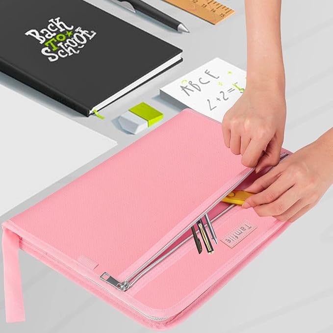 Fireproof Safe Accordion File Organizer Bag Folder, Waterproof Expanding Filing - Image 7