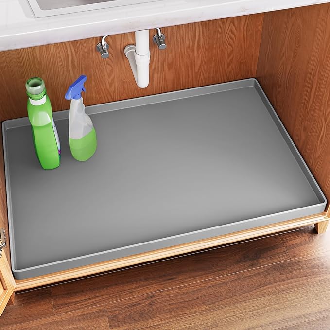 FLATO Waterproof Under Sink Mat 40" x 22" Shelf Liner by Unknown