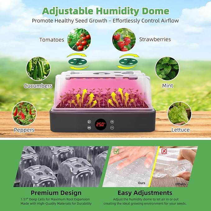 40-Cell Self-Watering Seed Starter Tray - Image 7