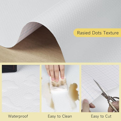 WochiTV Adhesive Shelf Liner 17.5 X 240 Inches Peel and Stick Kitchen Liner - Image 3