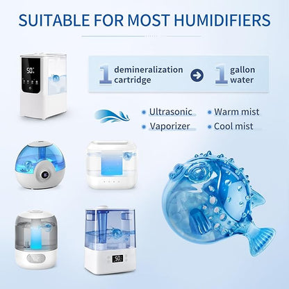 Humidifier Cleaning Fish 12-Pack: Demineralization Cartridge to Purifier Water - Image 2