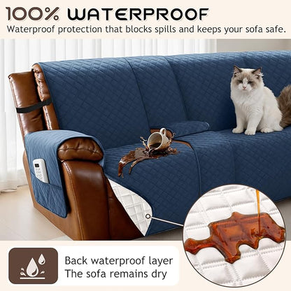 Arfntevss Waterproof Recliner Sectional Couch Covers - Image 2