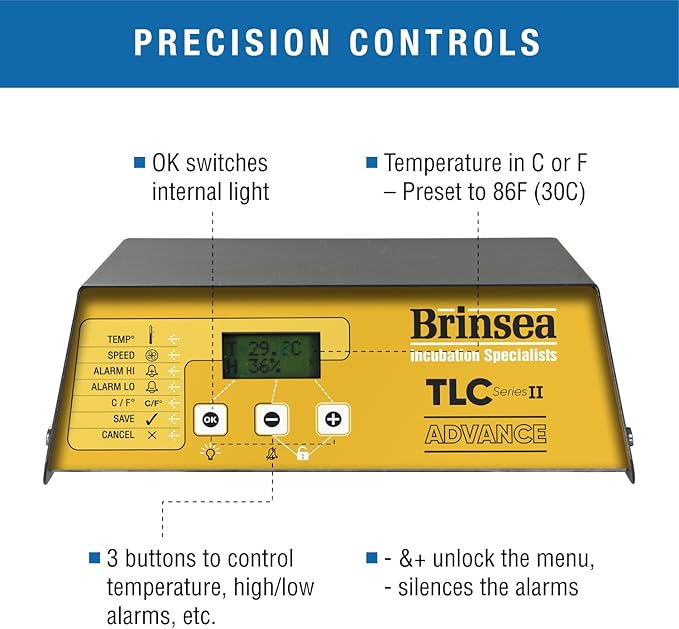 Brinsea TLC-50 Advance Series II Large Bird Brooder Pet Incubator - Image 3
