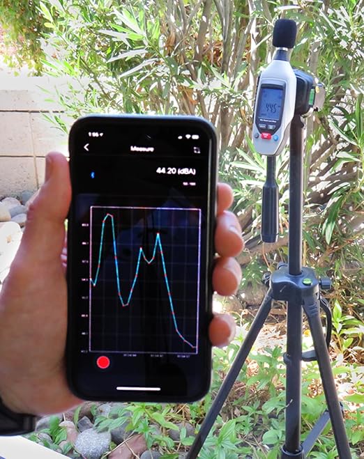Sper Scientific Decibel Meter 850019 w/Bluetooth, Sound Level Meter 35 to 130 dB - Image 5