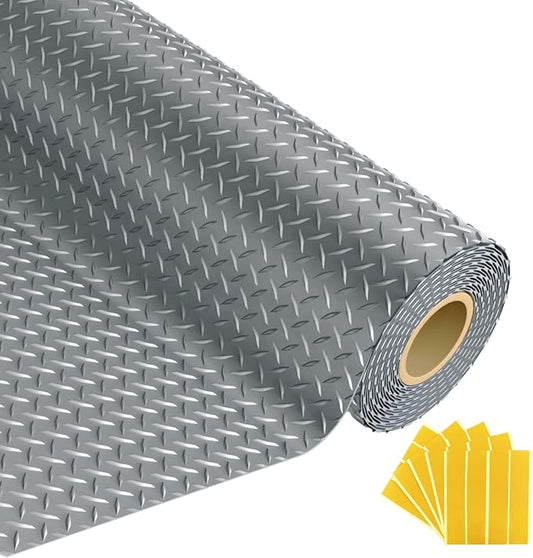 8x25 FT Garage Floor Mat, 2.8mm Thickened Flooring Roll by GrandroadAuto