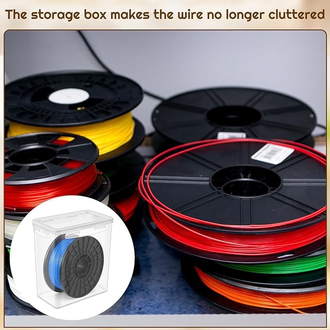 1 Pcs Filament Storage Box for 3D Printer 10 x 9 x 6 Inches Filament Storage - Image 5