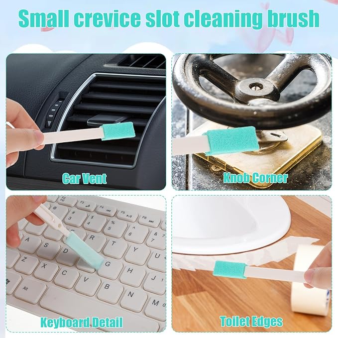 8 Pcs Small Cleaning Brushes for Tight Spaces - Image 6