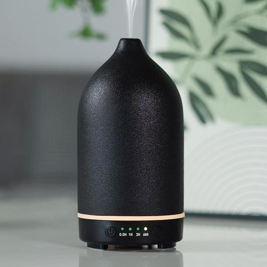 Essential Oil Diffuser Ceramic Diffuser - 150ml Aromatherapy Diffuser by EQUSUPRO