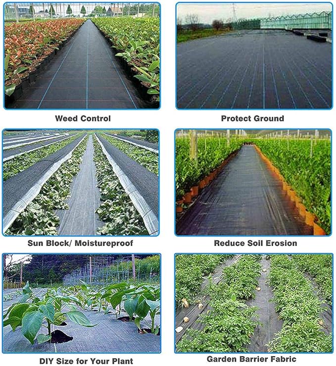 Petgrow Heavy Duty Weed Barrier Landscape Fabric - Image 7