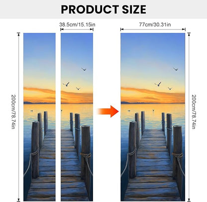3D Door Stickers, Peel and Stick Vinyl Wallpaper, Self-Adhesive Mural Door Cover - Image 3