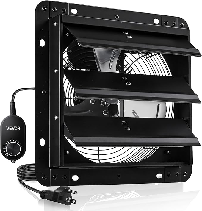 VEVOR 10'' Exhaust Fan, Wall Mounted Attic Fan by VEVOR