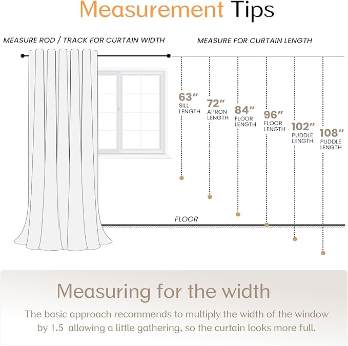 Dreaming Casa White Sheer Curtains 102 Inches Long, Rod Pocket & Back Tab Light - Image 7