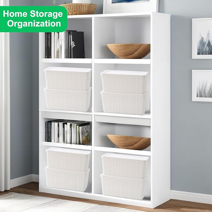 6 Pack Plastic Storage Baskets - Image 7