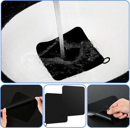 Yinkin 6 Pcs Drain Covers to Keep Bugs Out Silicone Shower Floor Tub Stoppers - Image 4