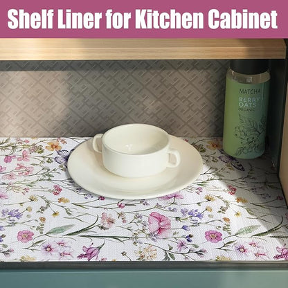 Drawer and Shelf Liner for Kitchen Cabinets, Non-Adhesive Drawer Liner - Image 6