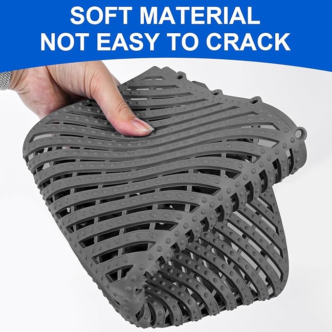 MYFAMIREA Modular Interlocking Cushion 12 Pack 11.8" x 11.8" Rubber Floor Tiles - Image 3