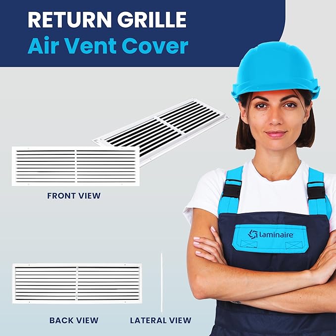 36x10 Inch Air Return Vent Cover Decorative – Premium Aluminum AC Vent Cover - Image 2