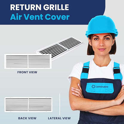 36x10 Inch Air Return Vent Cover Decorative – Premium Aluminum AC Vent Cover - Image 2