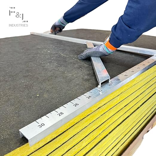 F&L Heavy-Duty Aluminum Square Duct Tool – Precision 90° Angle Cutting Guide - Image 6