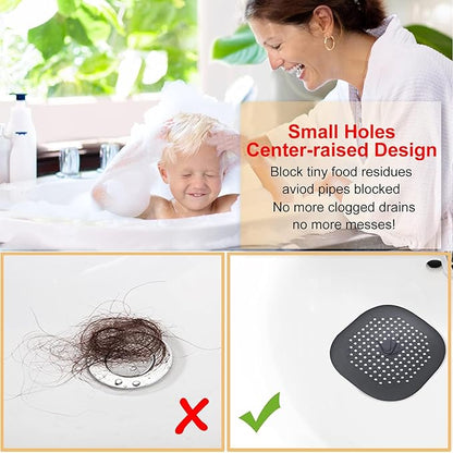 Hair Drain Catcher, Square Drain Cover - Image 2