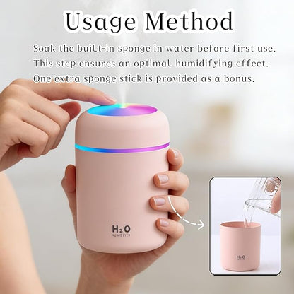 300ml USB Cool Mist Small Humidifier - Image 6
