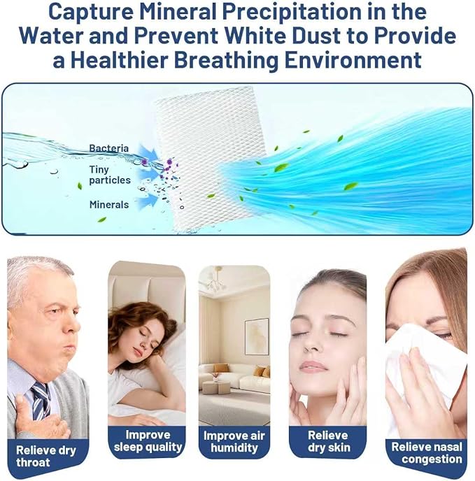 4 Pack MD1-0034 Humidifier Wick Replacement Filter Compatible - Image 4