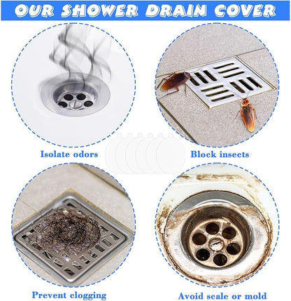 Yinkin 6 Pcs Drain Covers to Keep Bugs Out Silicone Shower Floor Tub Stoppers - Image 6