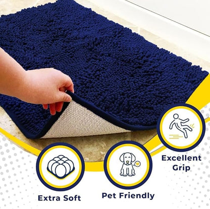 Muddy Mat® Pack of 3 Highly Absorbent Microfiber Dog Door Mat and Pet Rug - Image 2