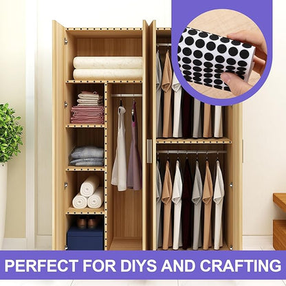 456 Pcs Small Felt Furniture Pads, Self-Adhesive EVA Foam Dot Circles, Round - Image 6