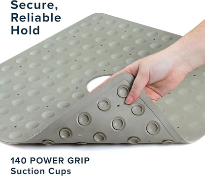 SlipX Solutions Square Natural Rubber Shower Stall Mat, 21” x 21”, Non Slip - Image 6