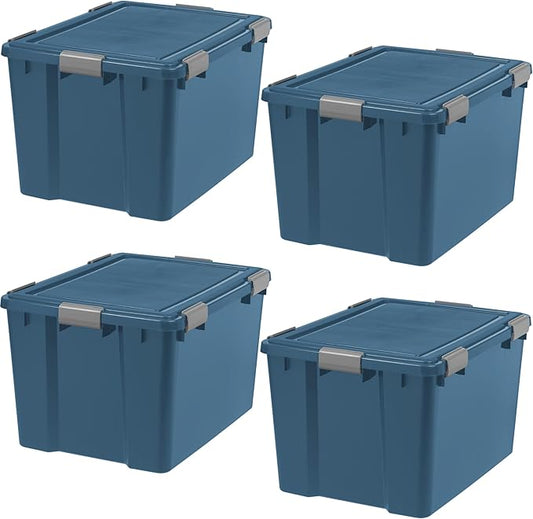 IRIS USA WeatherPro 74 Qt Eco-Friendly Storage Bins by IRISUSA