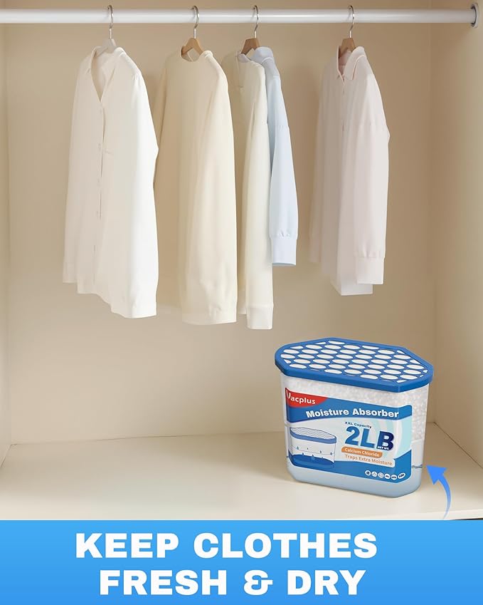Vacplus Moisture Absorber Buckets – Large Capacity Dehumidifier and Humidity - Image 8