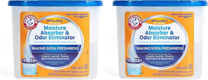 Arm & Hammer Fragrance Free Refillable Moisture Absorber and Odor Eliminator 14 by ARMHAMMER