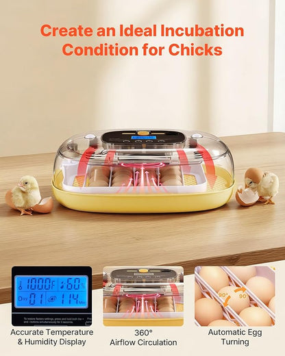 VEVOR 24 Egg Incubator, Automatic Egg Turner - Image 2