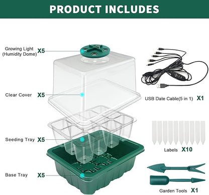 Seed Starter Tray, Plant Propagation Station - Image 7