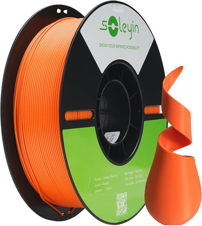 Soleyin Ultra PLA Filament 1.75mm PLA 3D Printer Filament High Speed 30-600mm/s by Skouphy