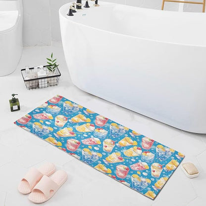Summer Drink Cool Ice Blue Decorative mats - Image 8