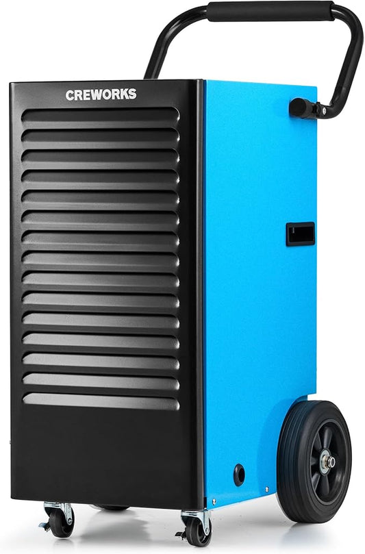 CREWORKS 180 PPD Commercial Dehumidifier, 180 Pint Dehumidifier by CREWORKS