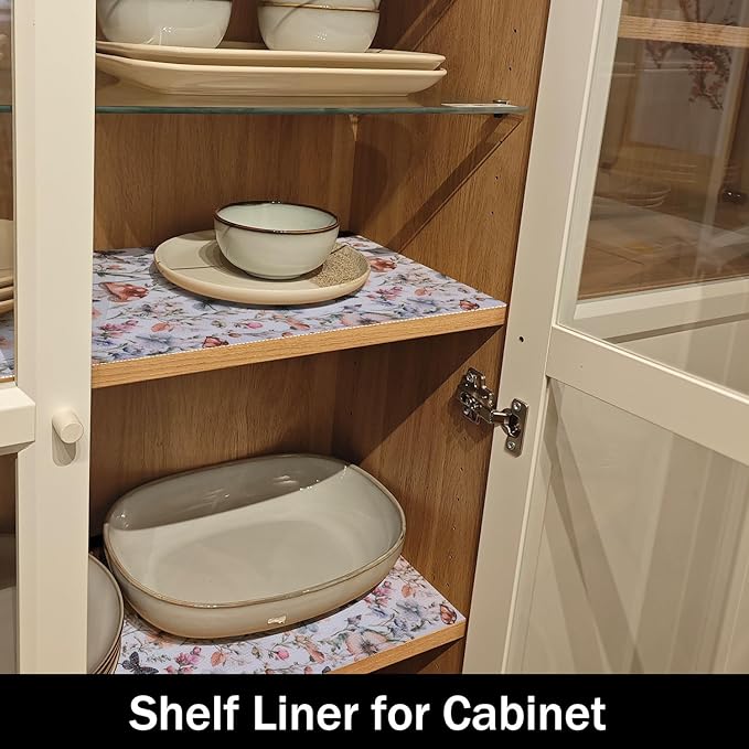 Mushroom 16IN x 20FT Shelf Liners Non Adhesive and Strong Non-Slip Shelf and - Image 4
