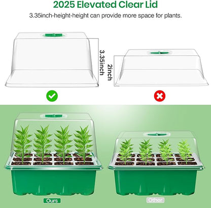 Bonviee 10 Packs Seed Starter Tray - Image 3