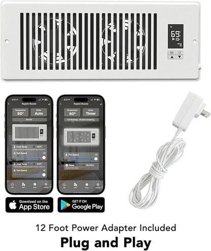 Quietcool Register Booster Fan for 6" x 12" Registers - Image 2