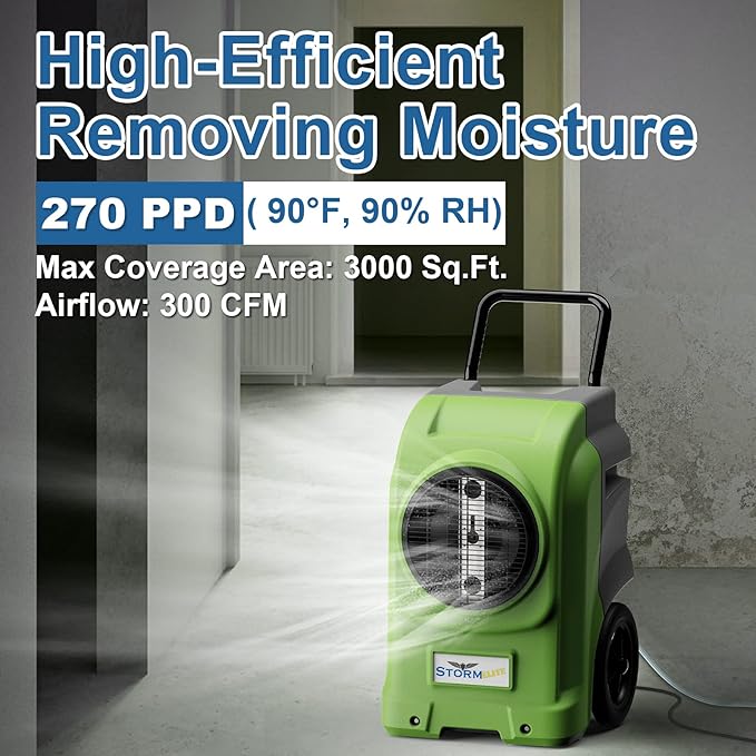 AlorAir 270 Pints Commercial Dehumidifiers Smart Wi-Fi - Image 3