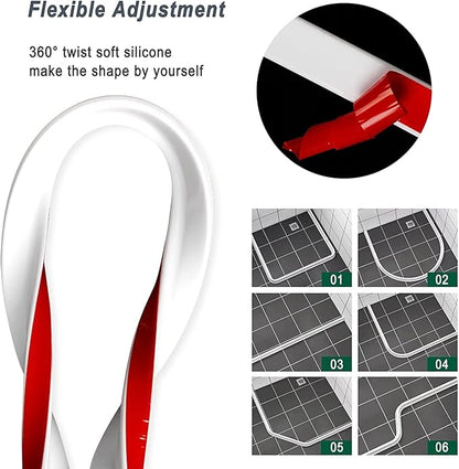 Collapsible Shower Water Guard Water Splash Guard Water Dam Barrier Shower - Image 6