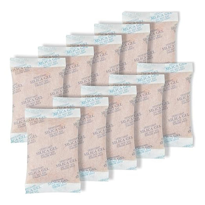 100 Gram Silica Gel Packets, Desiccant Packs Silica Gel Desiccant Packets by ROOMLINE