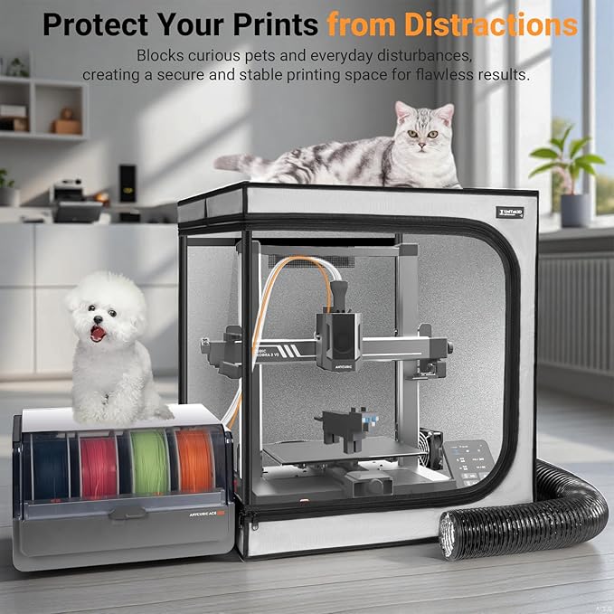 3D Printer Enclosure with Ventilation Kit - Image 7