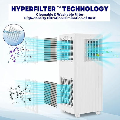 Portable Air Conditioner for 250-350 Sq Ft 3-In-1 8000 BTU AC Unit - Image 3