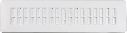 Decor Grates PL212-WH 2-Inch by 12-Inch Plastic Floor Register - Image 3