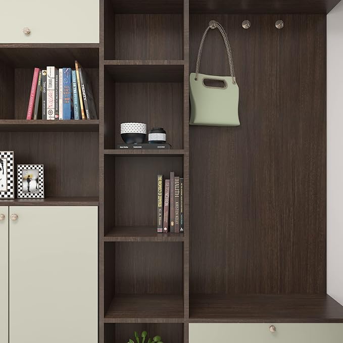 CRE8TIVE Large Size 36"x118" Dark Brown Wood Wallpaper Peel and Stick Textured - Image 5